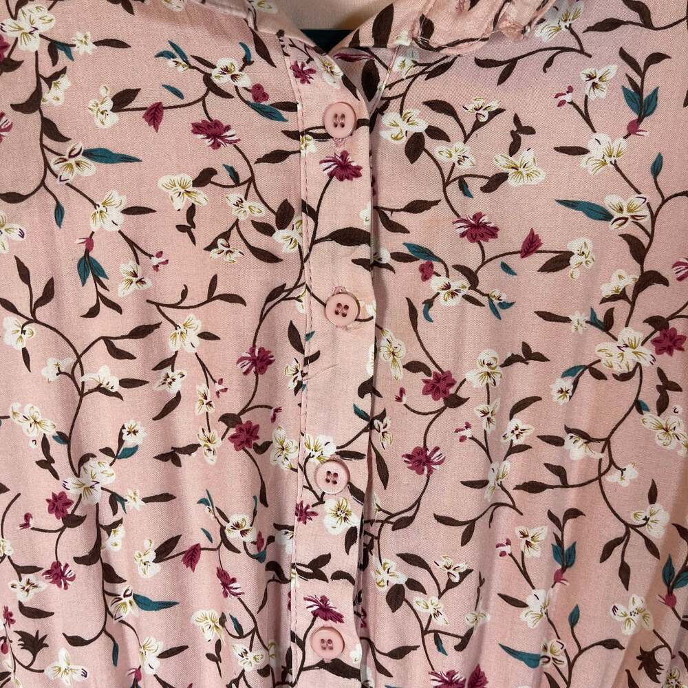 JessaKae Floral Cap Sleeve Dress size Sm - Picture 4 of 8